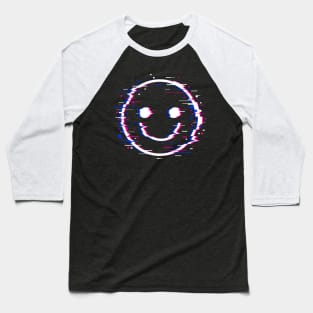 Glitch Face Baseball T-Shirt